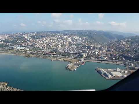 Pilots eye view, scenic landing in Trabzon 🇹🇷
