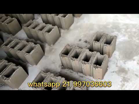 forma para bloco do futuro, unibloco. forma ergonomica para 4 tijolo unibloco