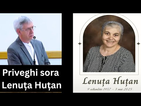 EMOTIONAL MESSAGE - ON THE DEATH OF THOSE LOVED BY THE LORD - IOSIF ANCA AT THE VIGIL sister Lenu...