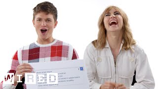 Ansel Elgort & Suki Waterhouse Answer the Web's Most Searched Questions | WIRED