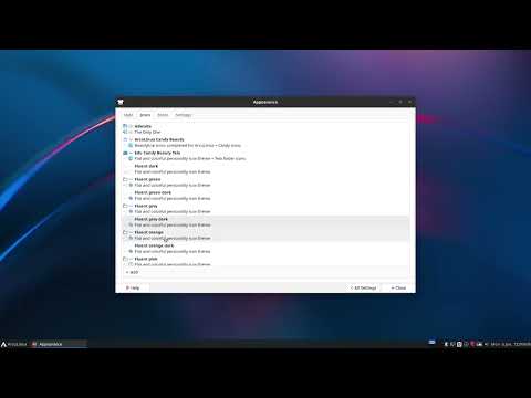 ArcoLinux : 2887 What do the fluent gtk themes look like - testing on xfce4