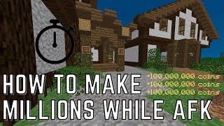 How To Make Millions While AFK | Hypixel Skyblock