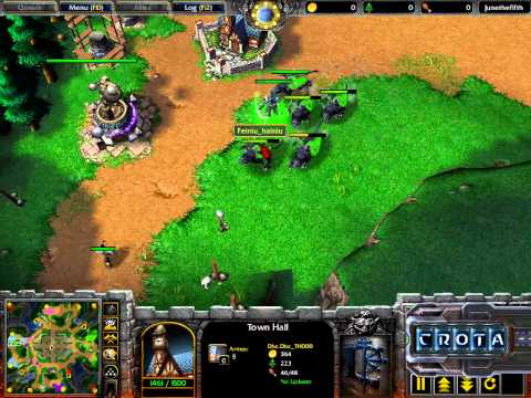 Feiniu Hainiu (NE) Dafei (Orc) vs Th000 (HU) Yumiko (Hu) - G3 - 2v2 - WarCraft 3 - WC314