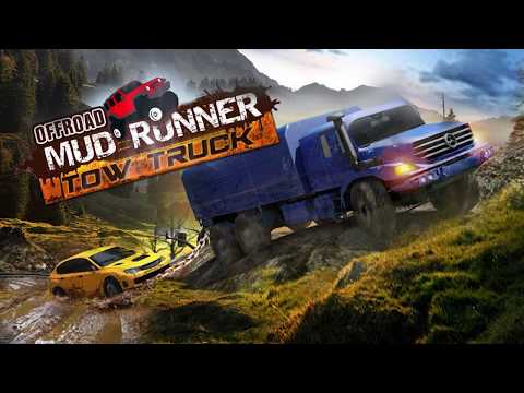 Offroad Mud-Runner Car Tow Truck: 6x6 Spin Tires- New Andorid Gameplay