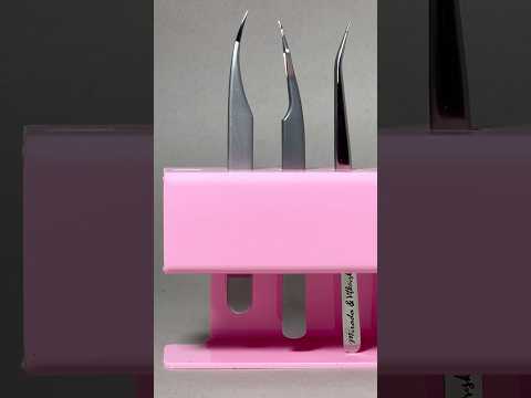 Підставка для 6 пінцетів, малинова