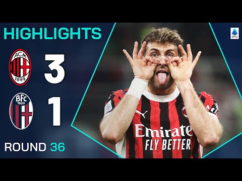 MILAN-BOLOGNA 3-1 | HIGHLIGHTS | Gimenez and Pulisic Lead Milan To Huge Win | Serie A 2024/25