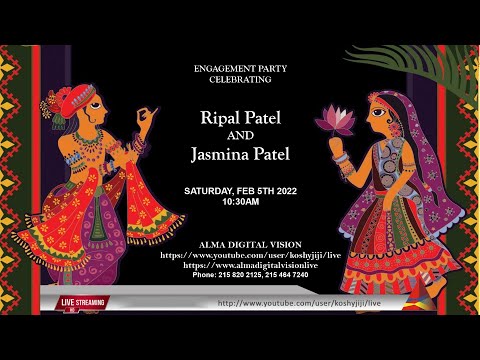 Engagement  Ripal Patel & Jasmina Patel