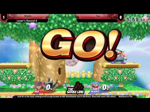 H.O.C Presents - The Savage Land #1/Smash 4 - Waldo vs Tee