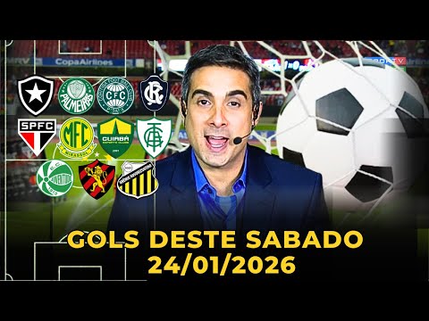 ⚽️TODOS OS GOLS DESTE SABADO 24/01/2026 GOLS DOS ESTADUAIS , GOLS DE HOJE, GOLS DA RODADA(COMPLETO)