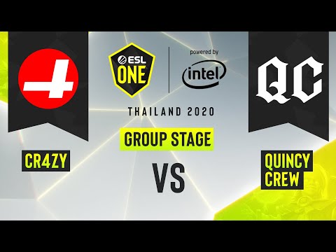 Dota2 - Quincy Crew vs. CR4ZY - Game 2 - ESL One Thailand 2020 - Group Stage - AM
