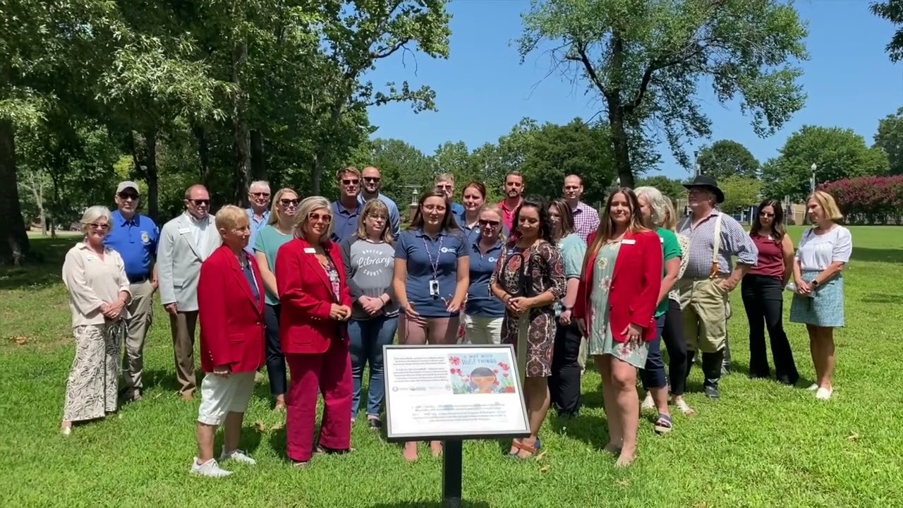 Donald W  Reynolds Library StoryWalk Installation Ribbon Cutting