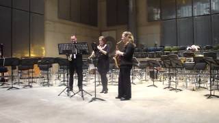 2012 10 28 Gavotte van Bach, Amsterdams Tram Harmonie, trio OlivierGomes, LSchmitz, MSchutter -