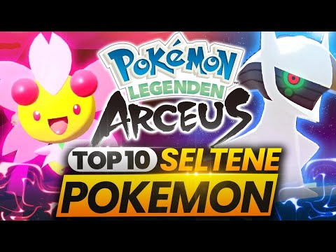 Die 10 SELTENSTEN Pokemon in Legenden Arceus!