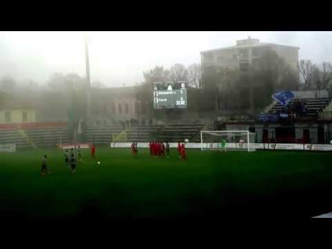 Alessandria - Pavia (3 - 1) Coppa Italia - Il secondo gol dei Grigi - Moccagatta