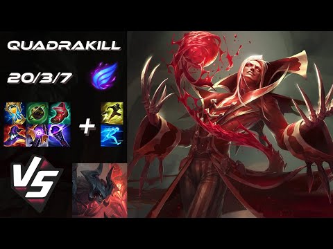 TOP Vladimir vs Aatrox [QUADRAKILL] - NA Challenger Patch 25.S3.1