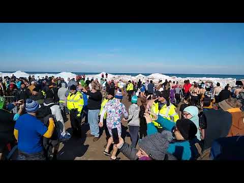 Polar Plunge 2022 Charlotte Beach Rochester NY