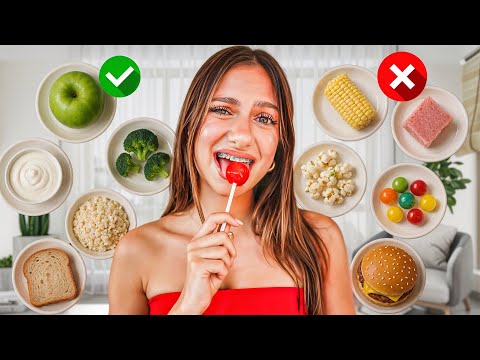 I Busted Every Food Myth For BRACES !!