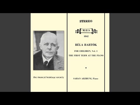 For Children, Vol. 1 - From Hungarian Folk Songs, Sz. 42: 10. Children's Dance. Allegro molto...
