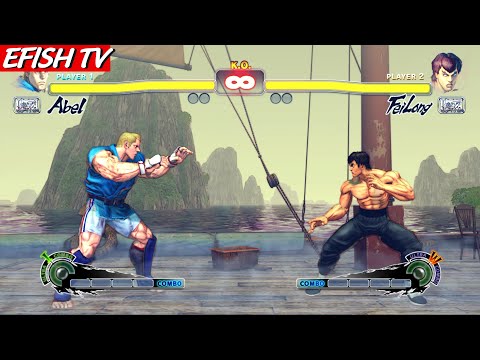 Abel vs Fei Long (Hardest AI) - Ultra Street Fighter IV