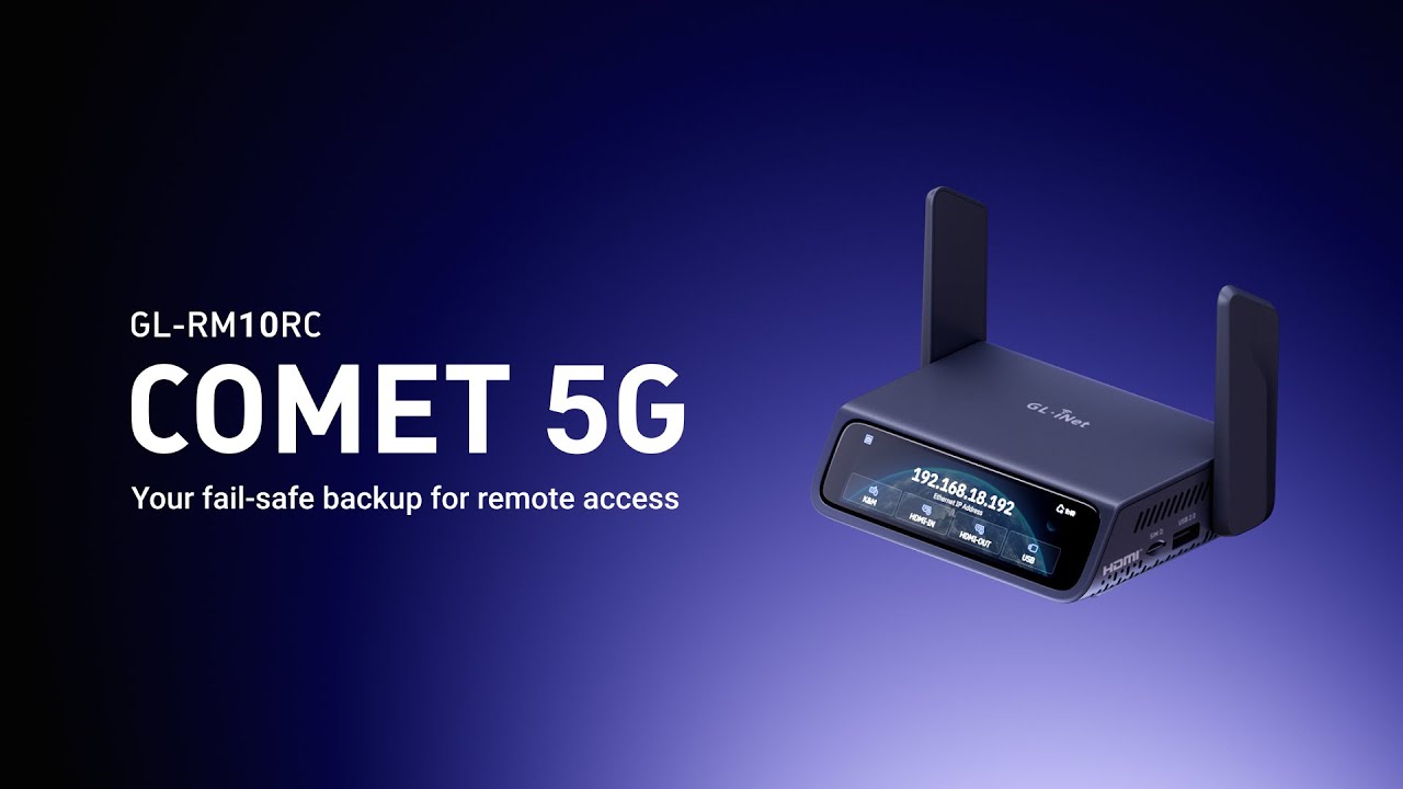 Comet 5G (GL-RM10RC) | Remote KVM over 5G Redcap