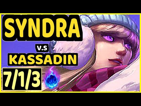 XAKY (SYNDRA) vs KASSADIN - 7/1/3 KDA MID GAMEPLAY - EUW Ranked GRANDMASTER