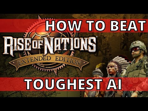 RISE OF NATIONS | HOW TO BEAT A TOUGHEST AI