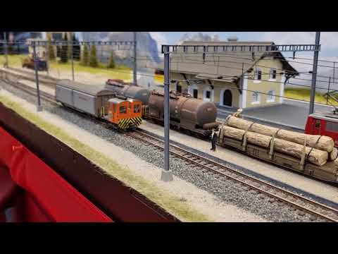 Shunting at Santa Maria (RhB)