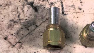 How to check the gas pilot orifice