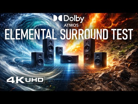 Dolby Atmos Elements Test 4K | Full Surround Sound Immersion