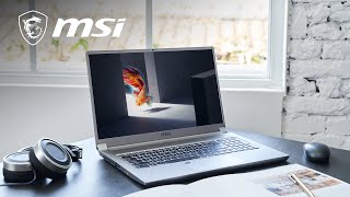 Video 1 of Product MSI Creator 17 A10S Laptop (10th-gen Intel) 2020