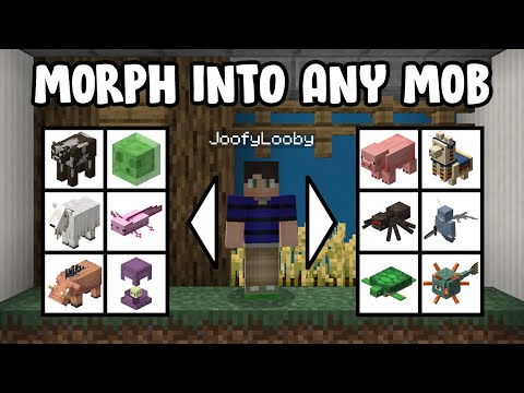 Minecraft but you can MORPH INTO ANY MOB...