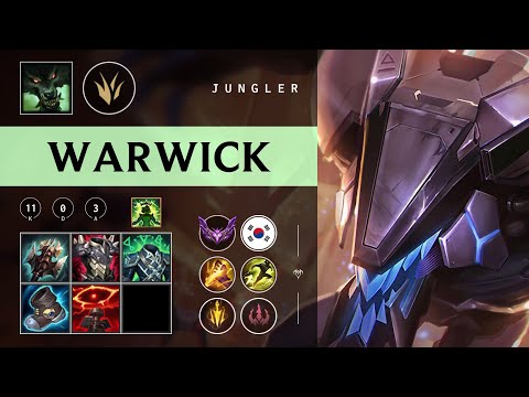 Warwick Jungle vs Ekko - KR Master Patch 26.02