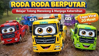 Download lagu Roda Roda Berputar 🚑🎵 - Truk Derek & Excavator Penolong | Lagu Anak Roda Roda Berputar TERBARU 2026 mp3