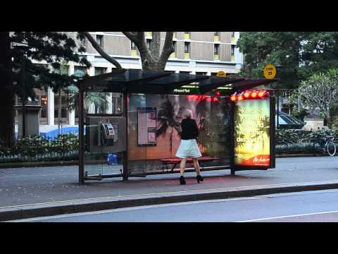 Air Heated Bus Shelter