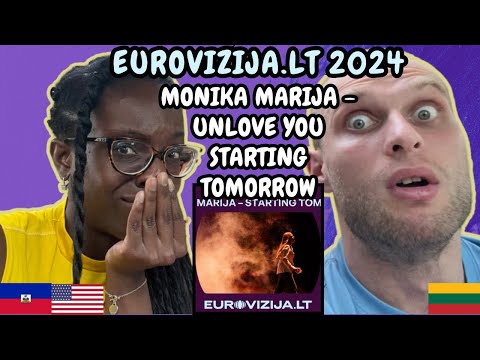Monika Marija - Unlove You Starting Tomorrow Reaction (ESC Lithuania 🇱🇹 Eurovizija.LT 2024)