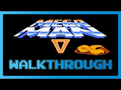 Megaman 5 (NES) Full Video Walkthrough No Commentary HD Longplay