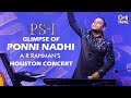 Glimpse Of PonniNadhi From AR Rahman S Houston Concert PS1 Ponniyin Selvan Mani Ratnam
