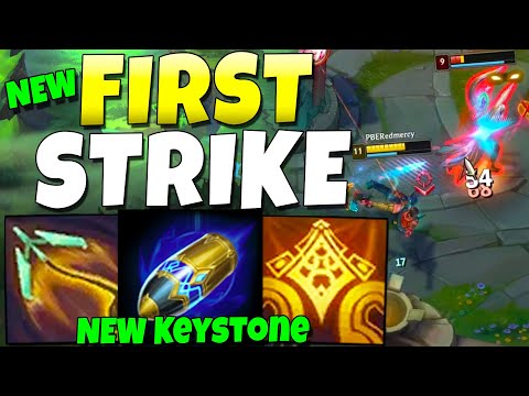 New Keystone 'First Strike' is way too OP (Huge Dmg + Free Gold) - League of Legends