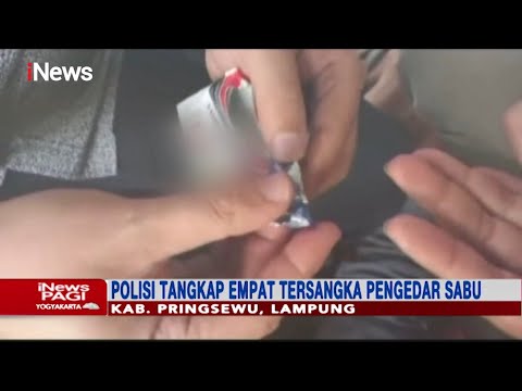Diselundupkan dalam Bungkus Permen, 4 Tersangka Pengedar Sabu Ditangkap Polisi - iNews Pagi 06/01