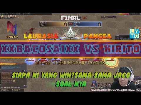 [GRAND CHAMPIONSHIP PM]xxBATOSAIxx VS Kirito 27/2/2022 - ATLANTICA REBIRTH INDONESIA