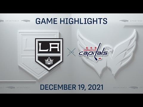 NHL Highlights | Kings vs. Capitals - Dec. 19, 2021