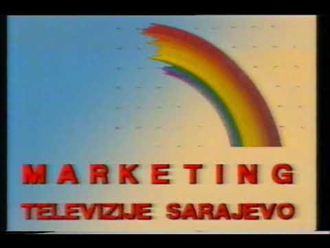 JRT TV Sarajevo - Telop Igrani film i reklama Tuborg (1987.)