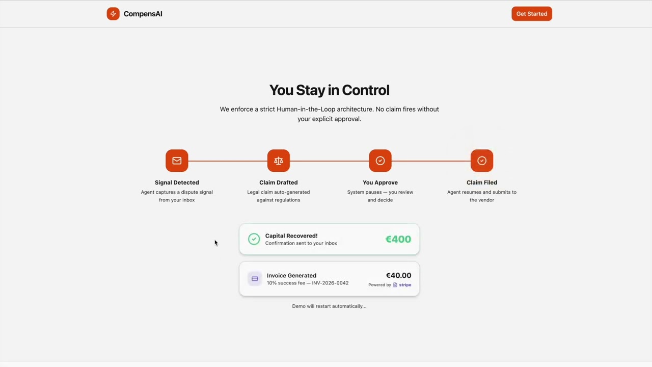 Click to watch the CompensAI demo