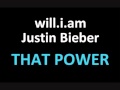 will.i.am (feat. Justin Bieber) - THAT POWER (Brand ...