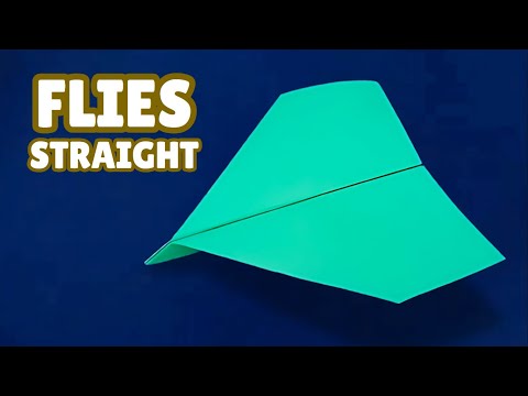 How to Fold the Best Airplane in the World - GLIDER PAPER PLANE FOLDING