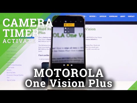 How to Set Camera Timer in MOTOROLA One Vision Plus – Find Countdown Options
