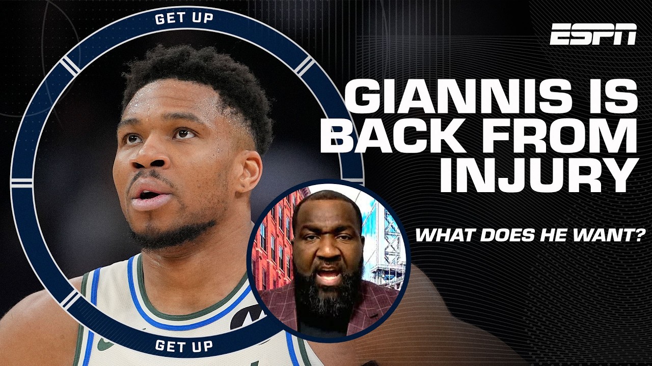 Giannis' RETURN to play 🍿 Kendrick Perkins gives Antetokounmpo his flowers 💐 | Get Up