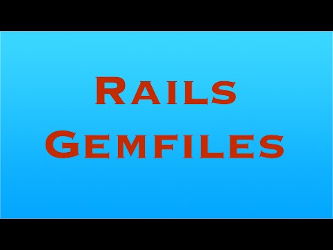 Ruby On Rails: How Gemfiles Work