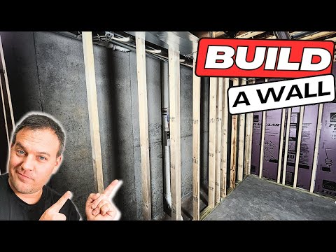 How To Frame A Basement Wall || E5 Finishing a Basement