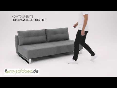 SUPREMAX D. E. L. Schlafsofa von Innovation - Umwandlung zum Bett - mysofabed.de